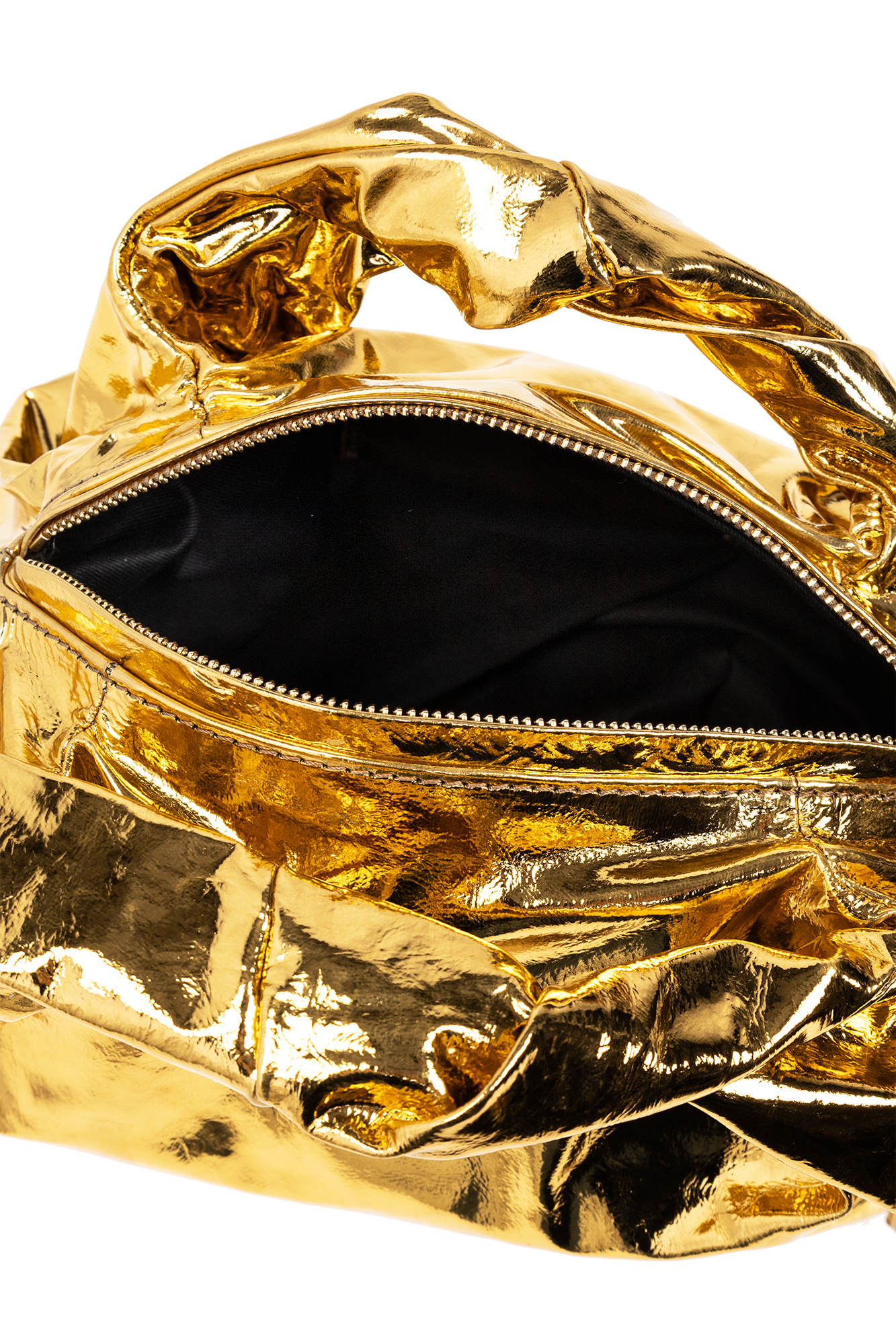 My Heart box bag - Gold Leather handbag Dries Van Noten
